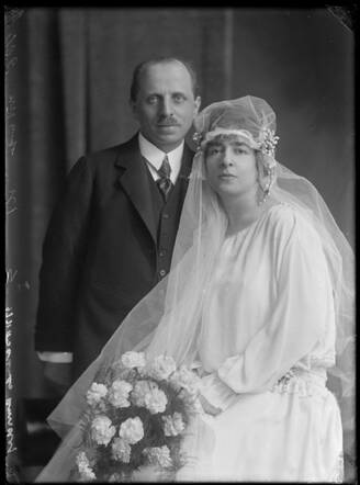 Simon Barends and Dora Hamburger, wedding