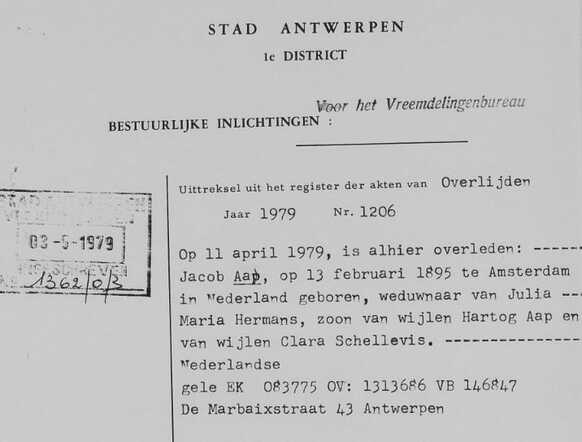 Jacob Aap overlijden 1979.JPG