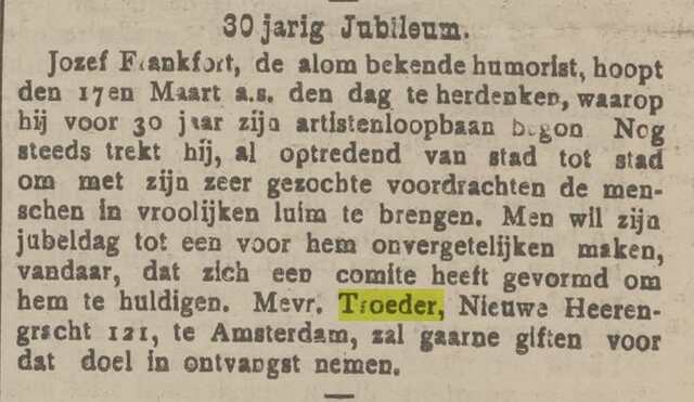 Centr bl v Israelieten 5-3-1920 Jozef Frankfort.jfif
