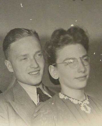 Rachel (Chelly) Francken and her husband, Max de Winter