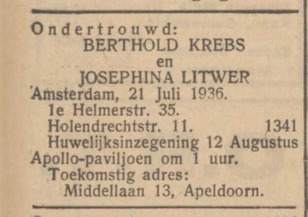 Krebs, Berthold, 1937.07.24, Ondertrouw in NIW.jpg
