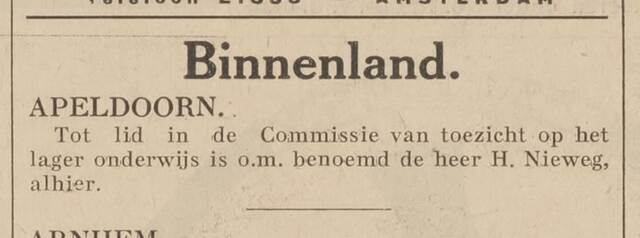 Nieweg, Herman, 1931.01.22, Lid commissie toezicht LO.jpg