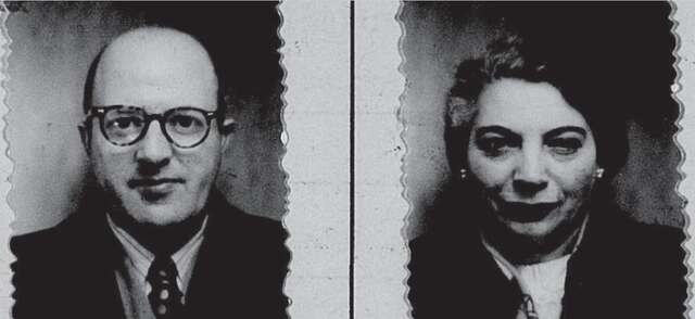 Abraham Polak en  echtgenote Clara Witsenhuijsen 1950 Felixarchief.JPG
