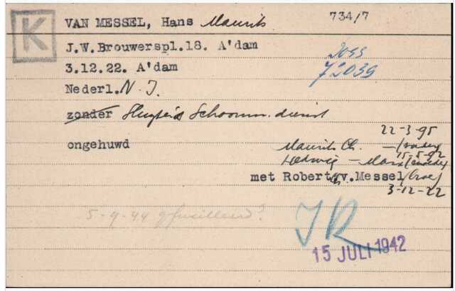 Messel, Hans v. JC index card.png